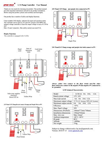 Solar Pump Controller; LCB 6Amp;DC Pump Controller;Linear Current Boosters