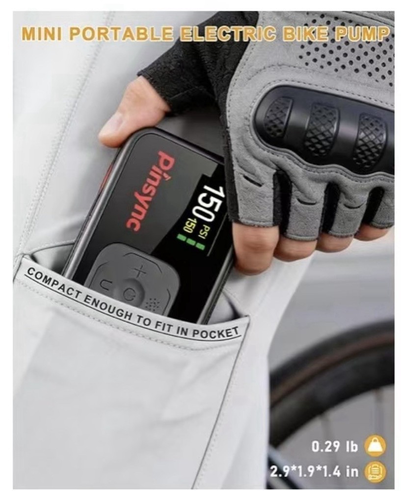 Mini Electric Bike Pump