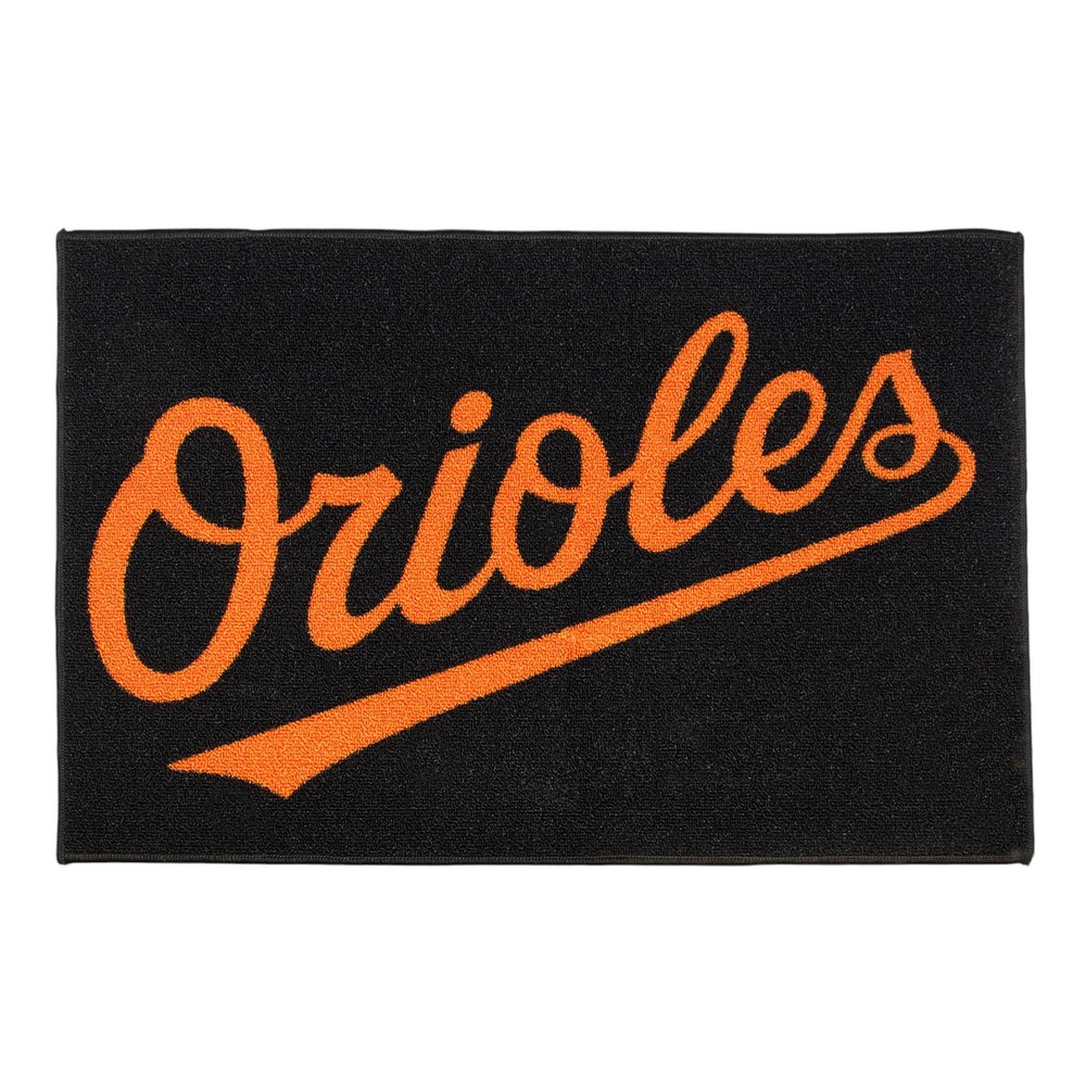 MLB Baltimore Orioles Starter Starter Rug Mat 19" X 30"