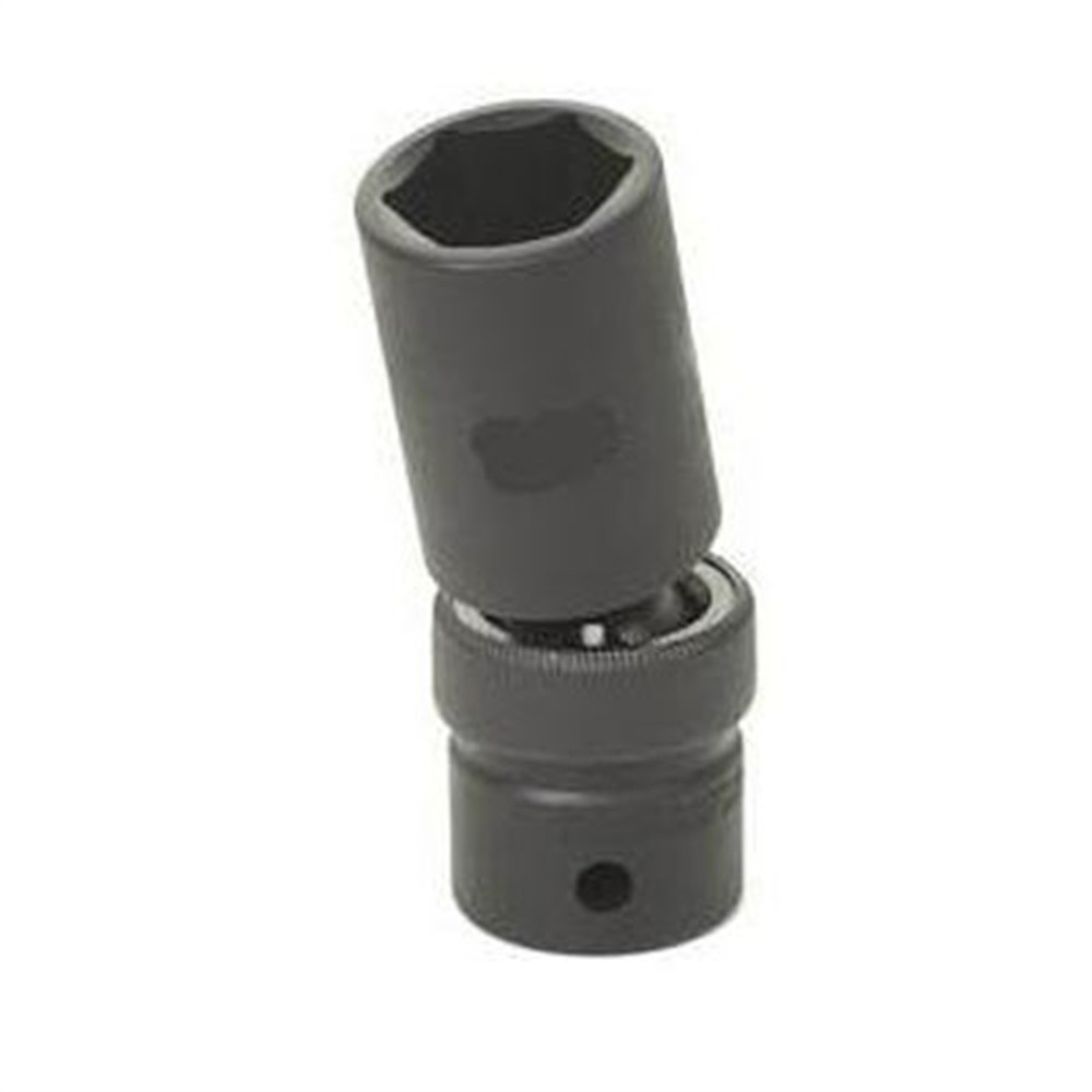 Grey Pneumatic 1/2" Drive x 22mm Deep Universal Socket 6 Point - Black