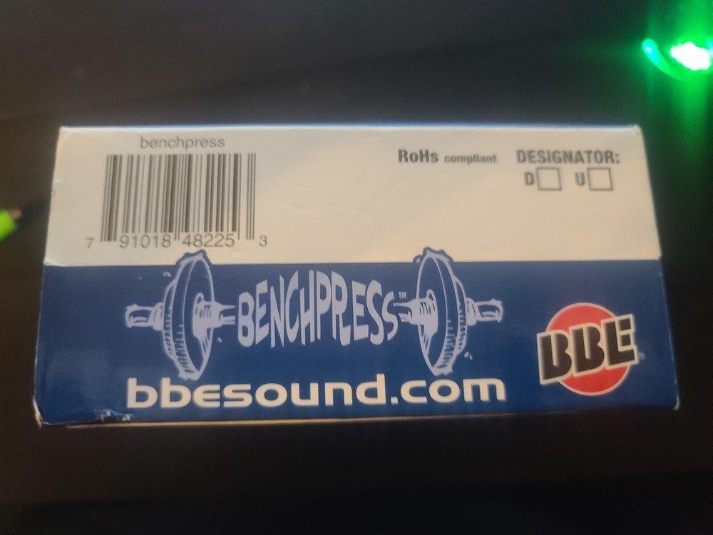 BBE Bench Press Vintage Compressor
