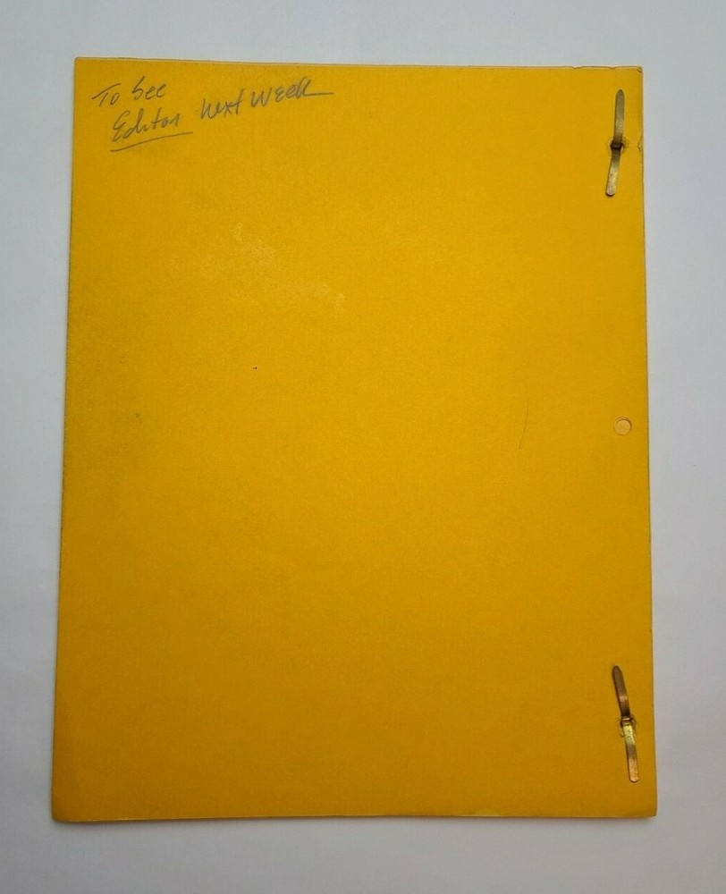 MORK & MINDY / Tom Tenowich 1979 TV Script, Robin Williams "Mork's Vacation"