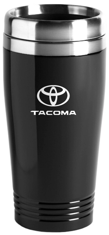 Toyota Tacoma Black 16oz Stainless Steel Tumbler Travel Mug Official Licensed