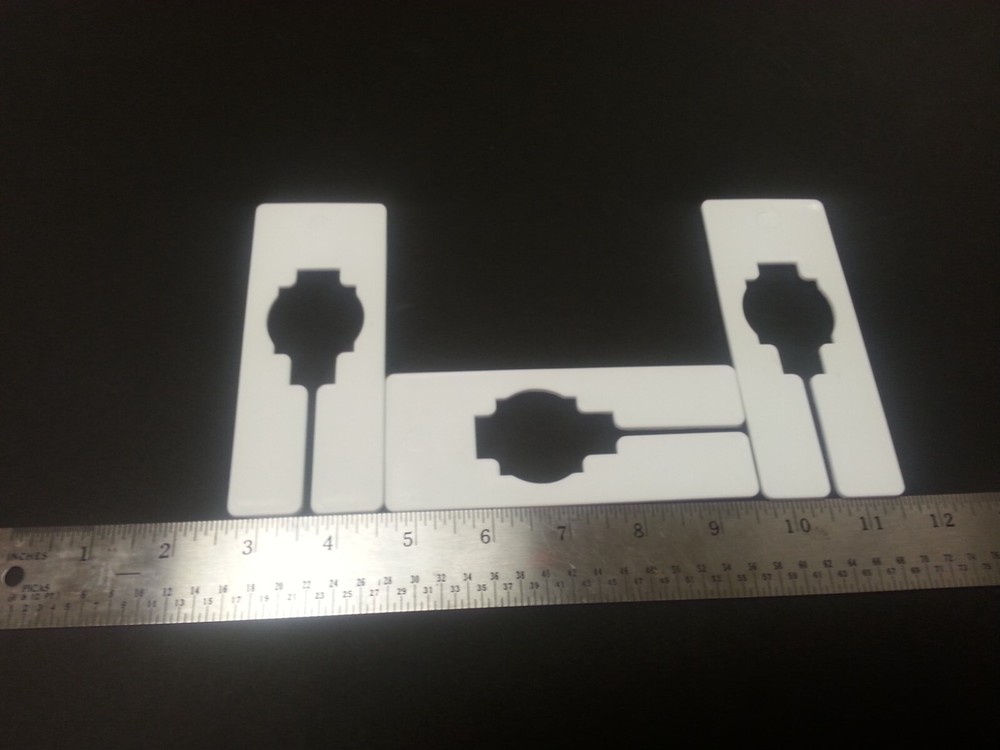 Plastic Blank Rectangular Size Dividers for Retail Clothing Racks (20)