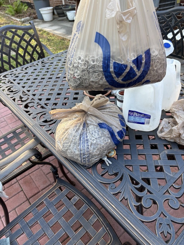Bulk Lot Aluminum Can Pull Tabs for Crafts and Crafting Projects
