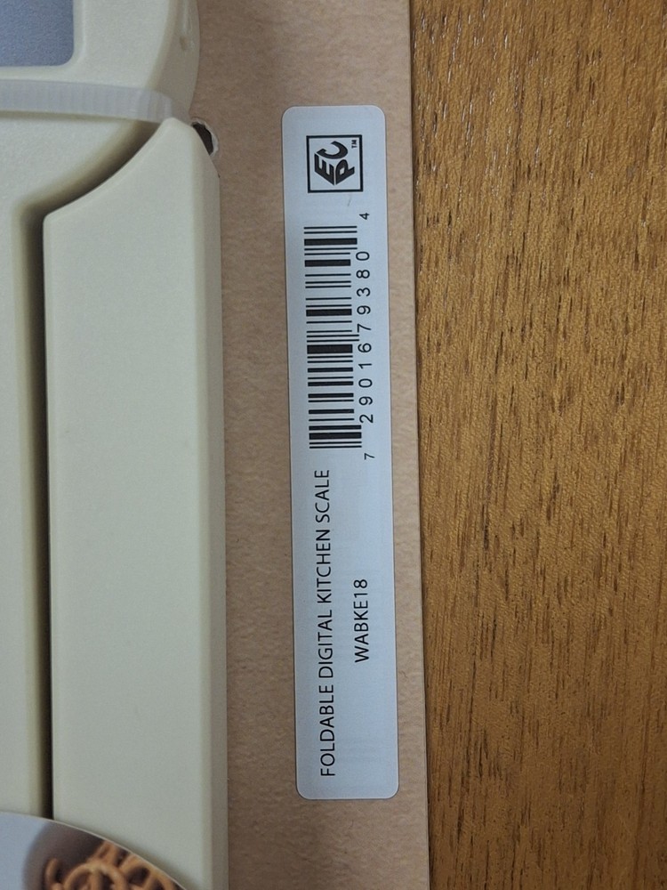 Cook With Color Foldable Digital Kitchen Scale Essential Tool Precision Weighing