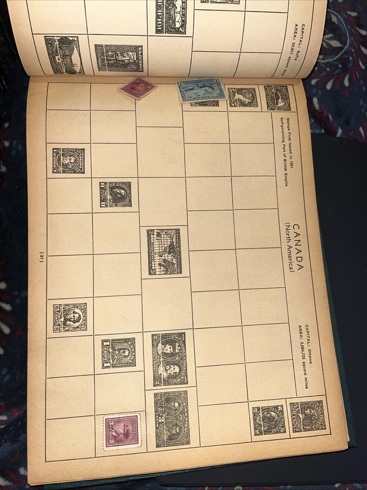 The Modern Collectors Postage Stamp Album Whitman Publishing is Used Age Damage