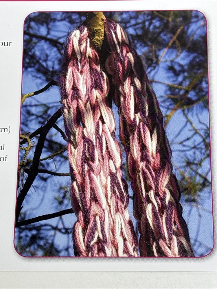 Springtime Scarf Knitting Pattern Card Page