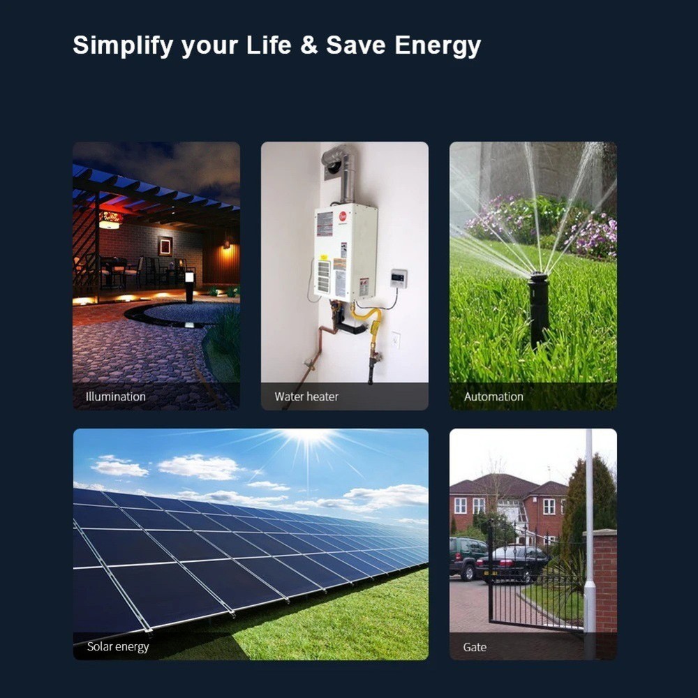 Auto Sunrise Sunset Timer Switch TM919TK with Latitude Longitude Settings