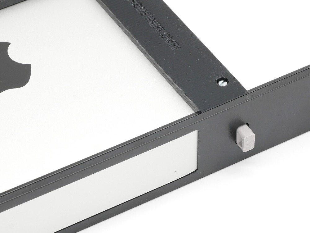 Rack mount for apple mac mini with remote on/off button 19inch 1U - see options