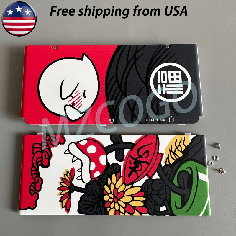 Front + Back Housing Shell Case Cover Replace For Nintendo New 3DS Console