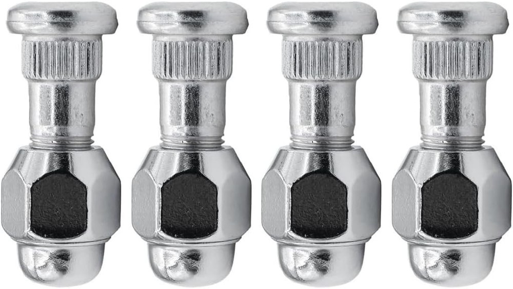 Chrome wheel lug stud nut set Subaru compatible