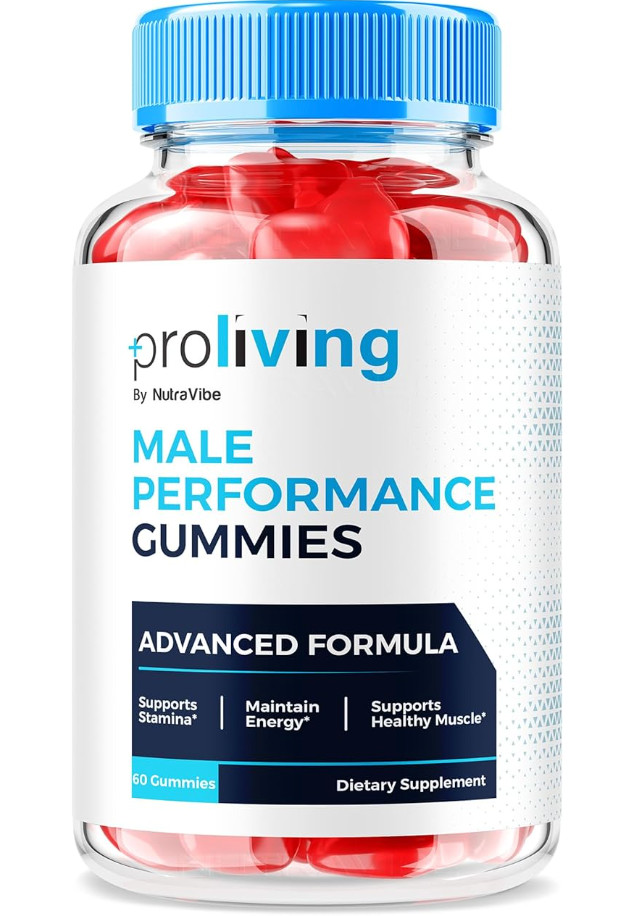 ProLiving® Male Gummies - Premium Performance Support Formula for Men 30ct