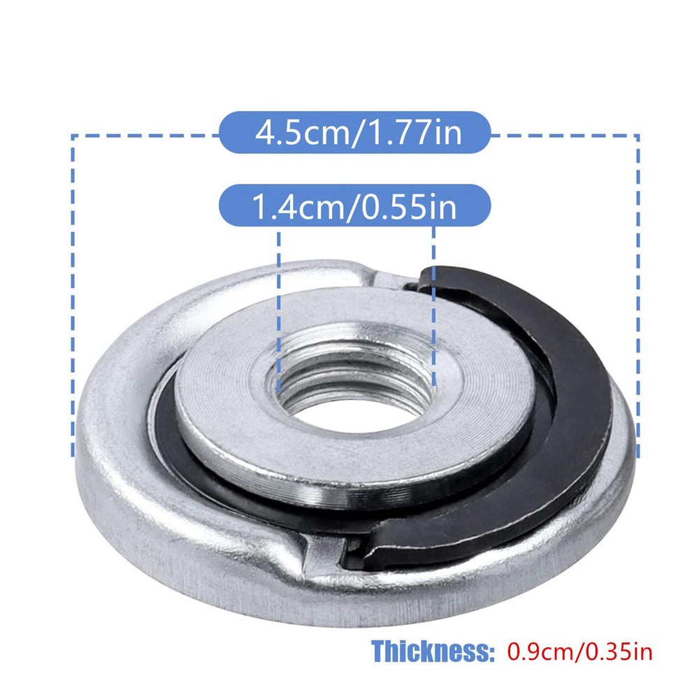 2x M14 Self-Locking Pressing Plate for Angle Grinder Diamond and Cup Grinding