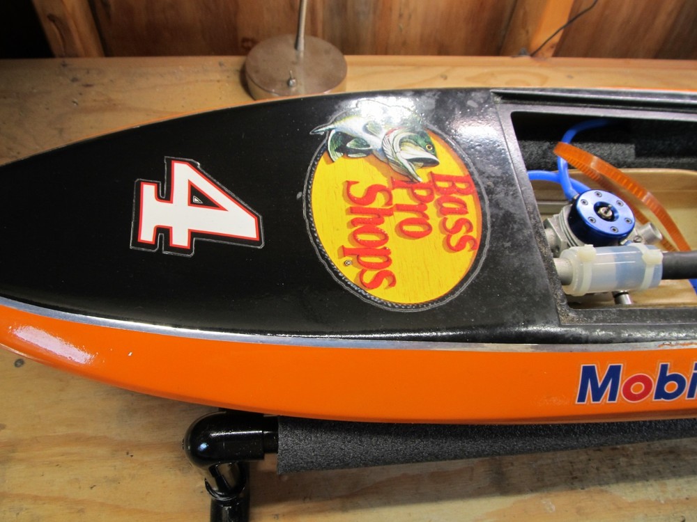 nitro high speed rc mono racing boat