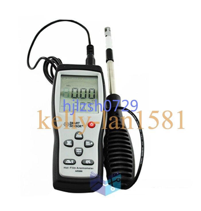 1pcs 100% Test AR866 Digital Thermal Anemometer New