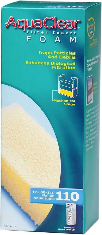 High-Performance Aqua Clear Foam Filter Insert – Ideal for Fresh & Saltwater