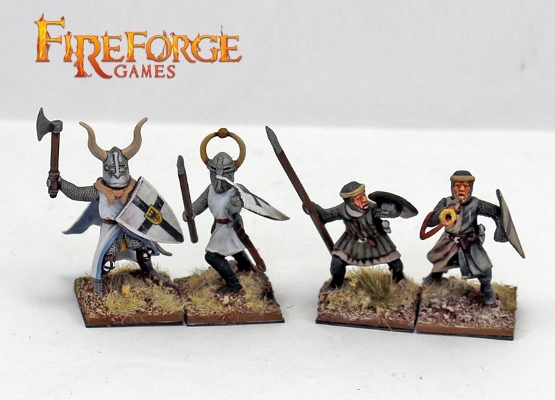 FIREFORGE GAMES DVMO03-BS (FFG005) TEUTONIC INFANTRY 28 MULTI-PART 28mm FIGURES