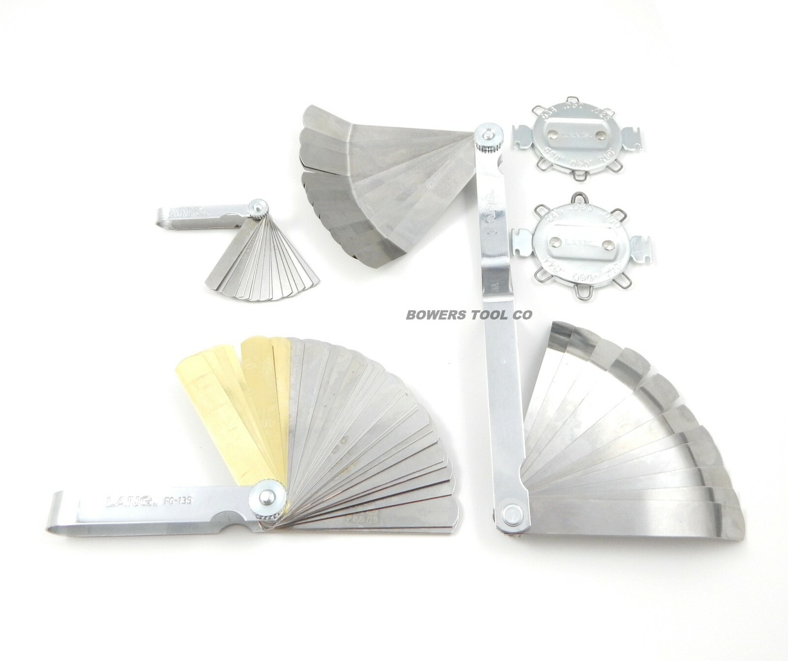 Lang 5pc Master Feeler Gauge Set for Ignition Spark Plugs Valve Tappets etc. USA