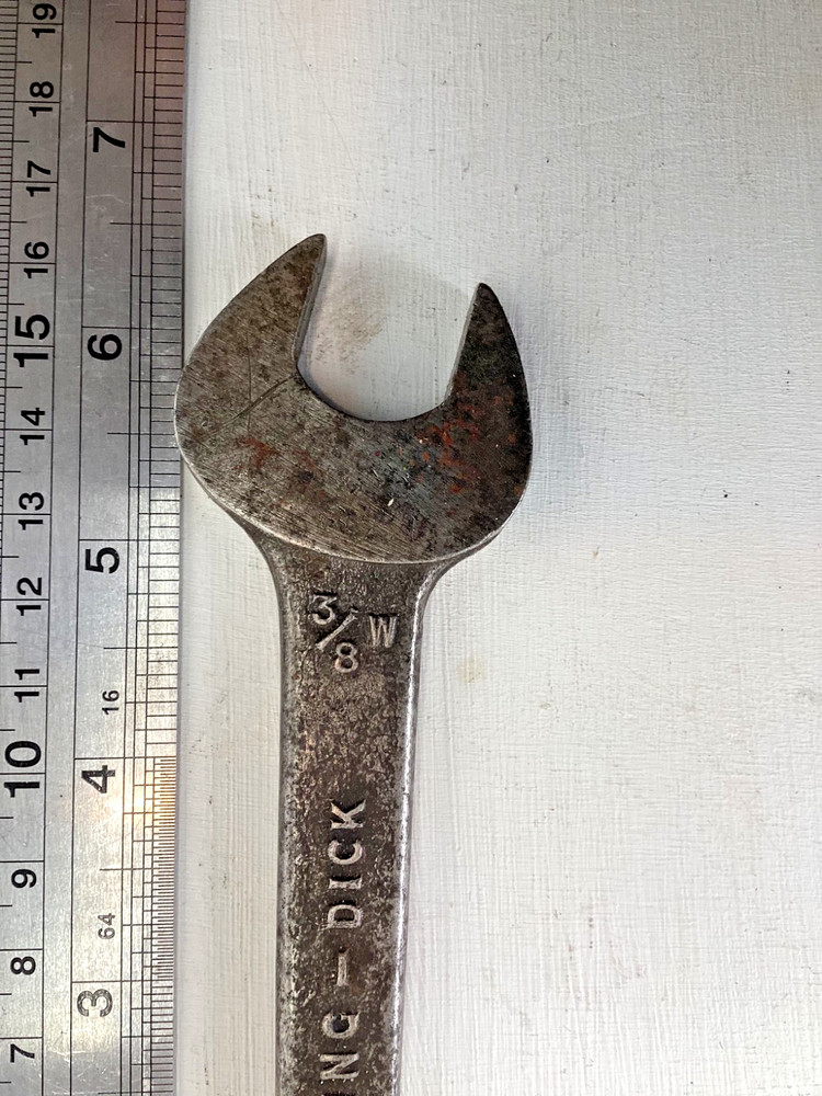 King Dick Double Open End Spanner 3/8w - 5/16w British Made ER