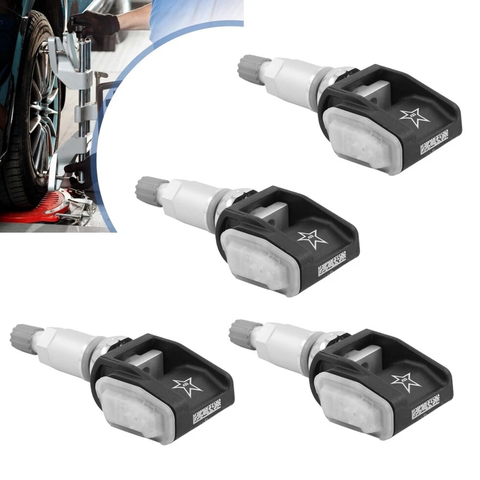 4PCS Tire Sensors A0009052102 Tpms 433MHz For BMW 540i 740i 750i X3 G20 G30