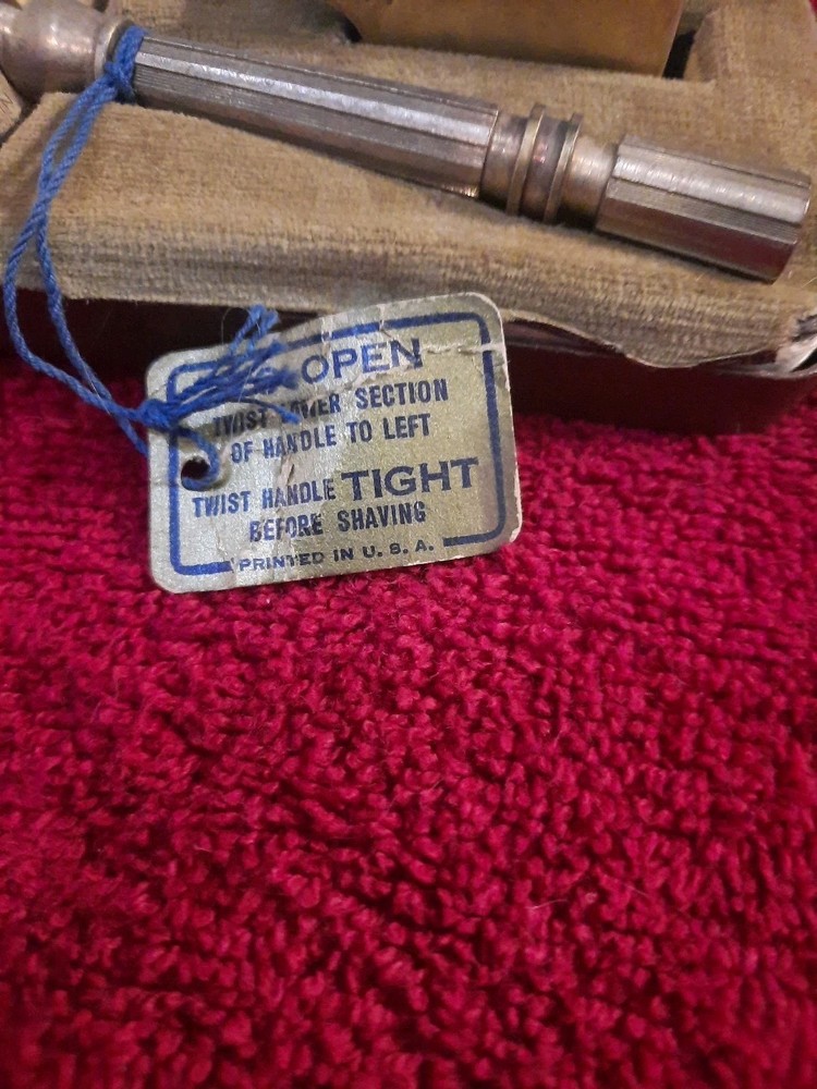Vintage Gem Micromatic Straight Razor Kit