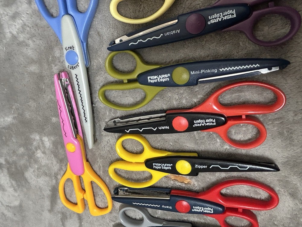 Fiskars Paper Edgers Decorative Craft Scissors Assorted Patterns FREE Shipping