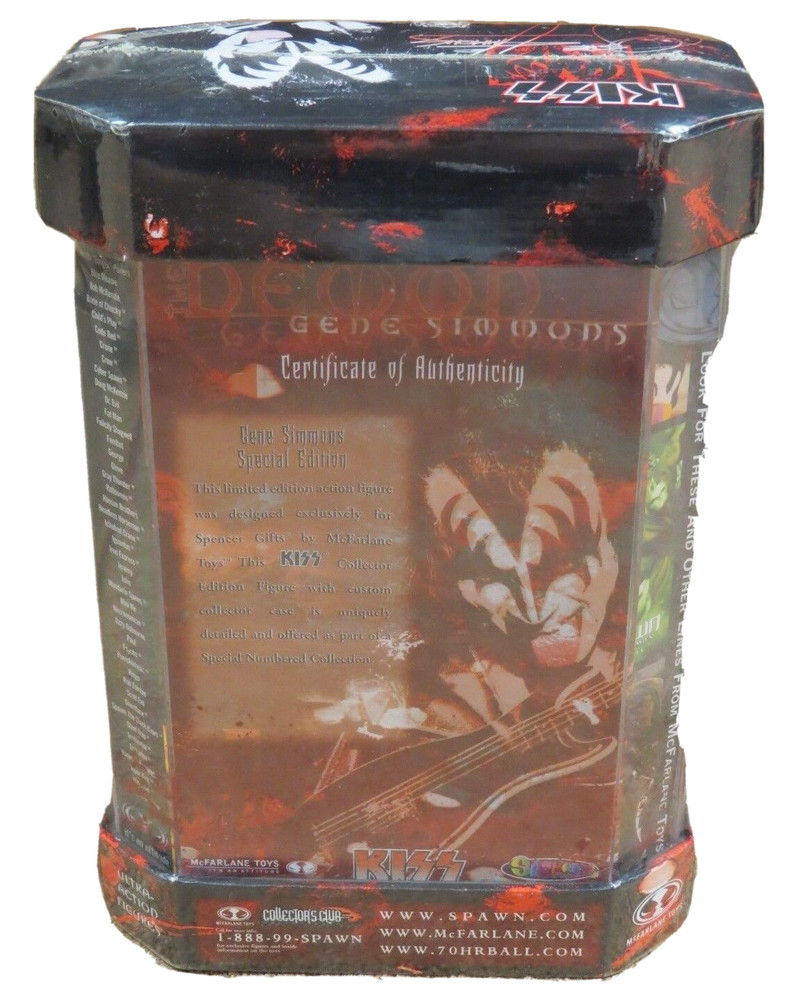 KISS GENE SIMMONS ACTION FIGURE SEALED