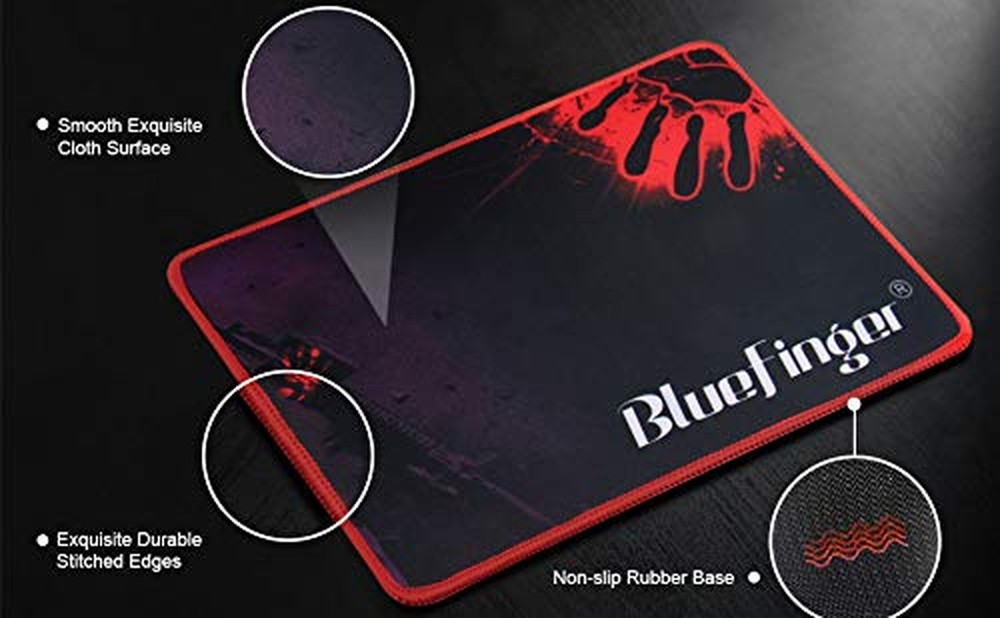 BlueFinger Backlit Gaming Keyboard and Mouse Combo,USB Wired Backlit Keyboard...