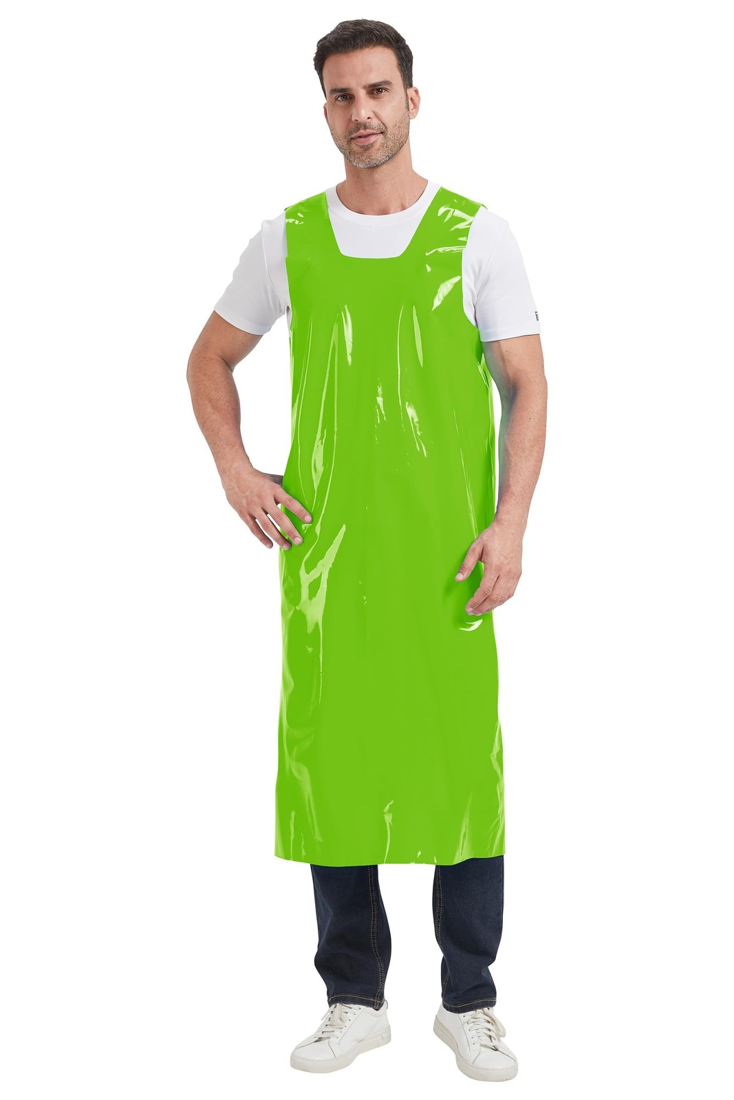 Nanxson Waterproof TPU Work Apron Lightweight Adjustable for Dishwashing Lab ...