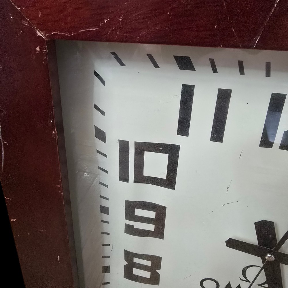Vintage OMEGA Wall clock 18" x 18"
