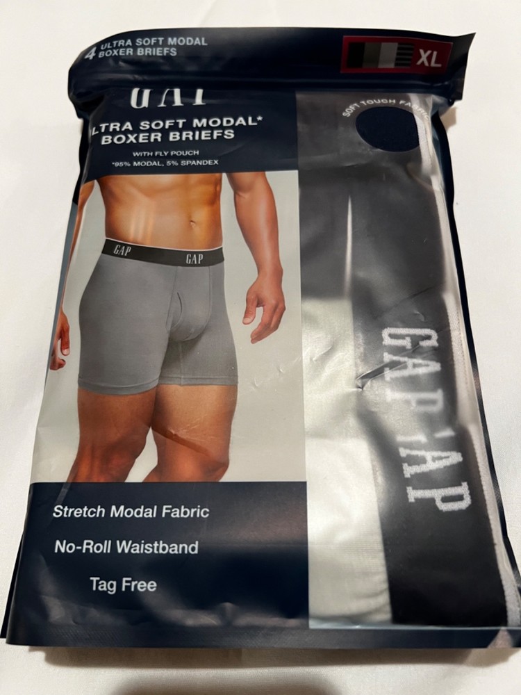 Gap Boxer Brief Grey Medium 4 Pack Ultra Soft Modal
