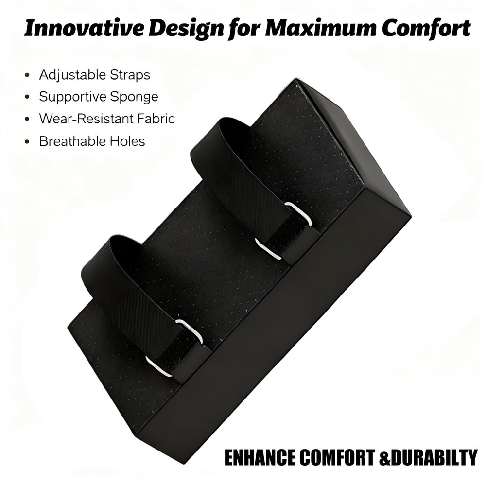 Hack Squat Shoulder Pads 2-Pack, 4cm Thick High-Density Foam Cushion with Adj...