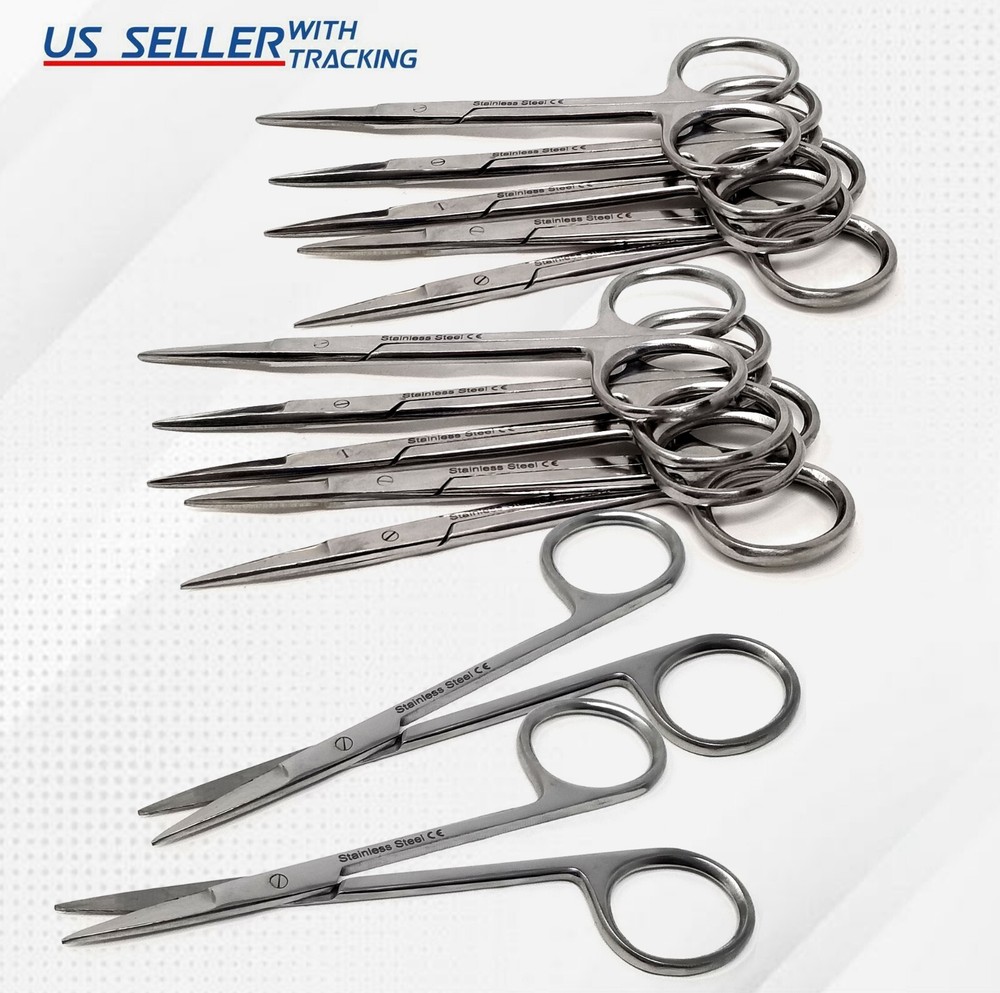 IRIS Micro Dissecting Precision Lab Scissors 4.5" Stainless Steel Shears