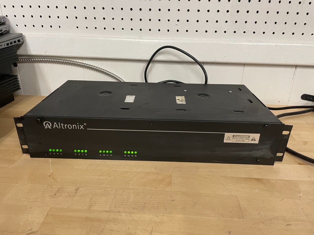 Altronix R2416ULCB Rack Mount CCTV Power Supply work