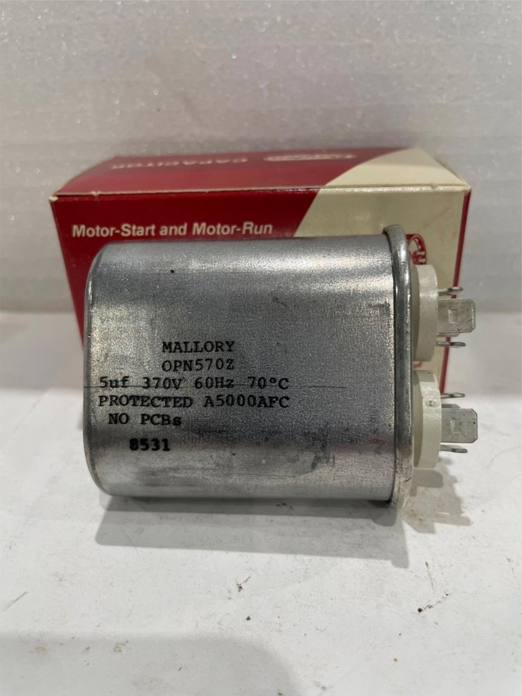 Mallory, OPN57OZ, Capacitor, used
