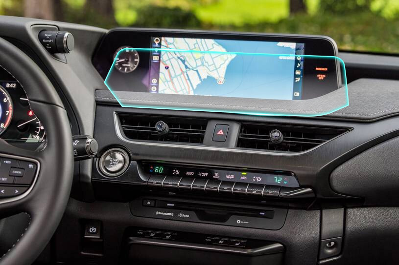 Crystal Clear Screen Protector for 2022 Lexus UX Vehicle Navigation