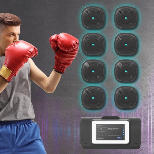 6-Light Bluetooth Colors Boxing Targets Split Musical Boxing Punching Machine