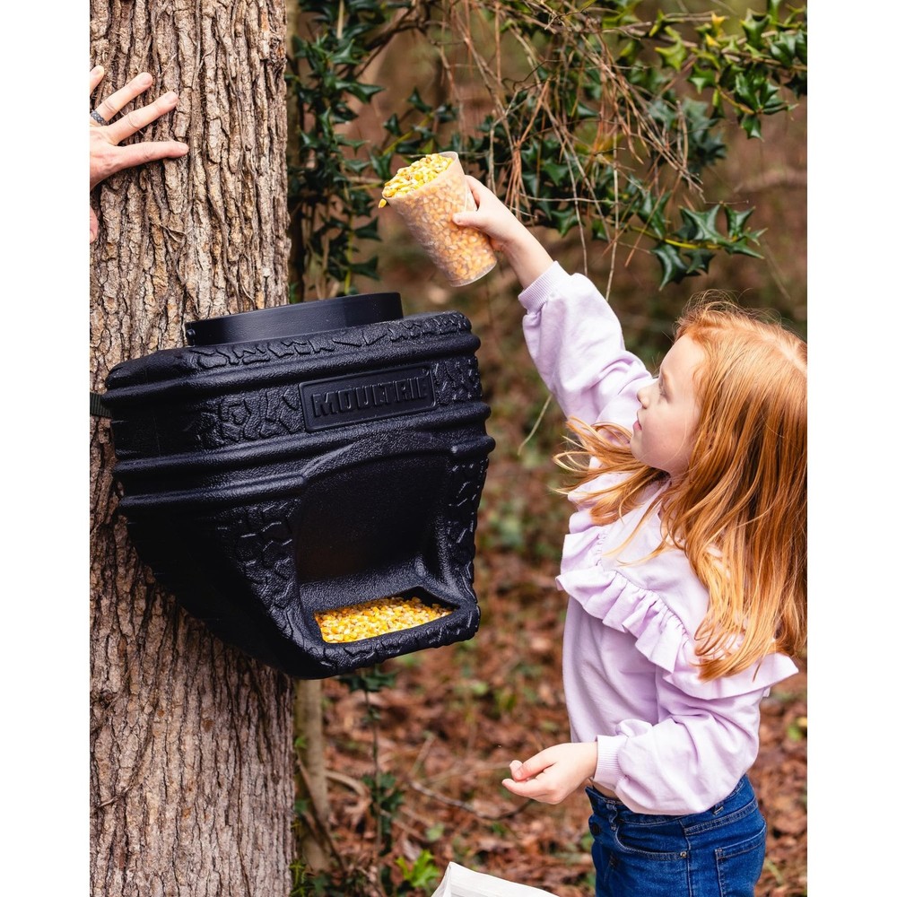 Moultrie Feed Bin - Gravity-Fed 6-Gallon Feed Bin - Easy Tree/Post Mount -40 ...