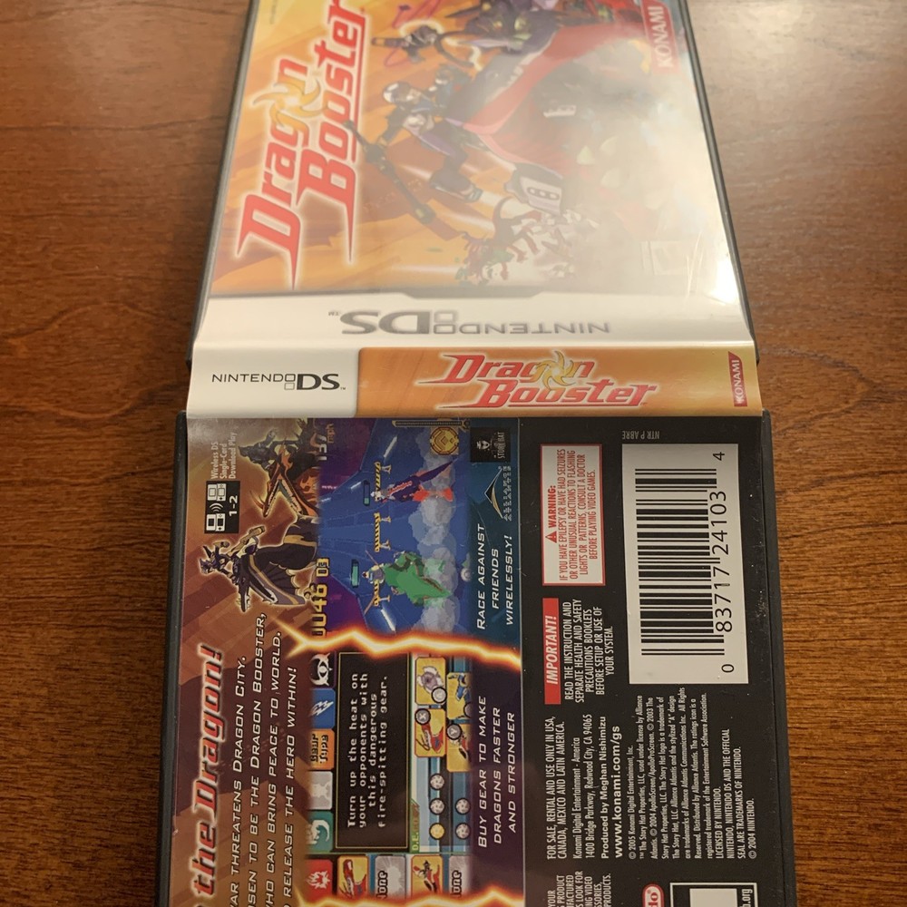 Dragon Booster (Nintendo DS) **** CASE ONLY **** No Game USA Version **EMPTY