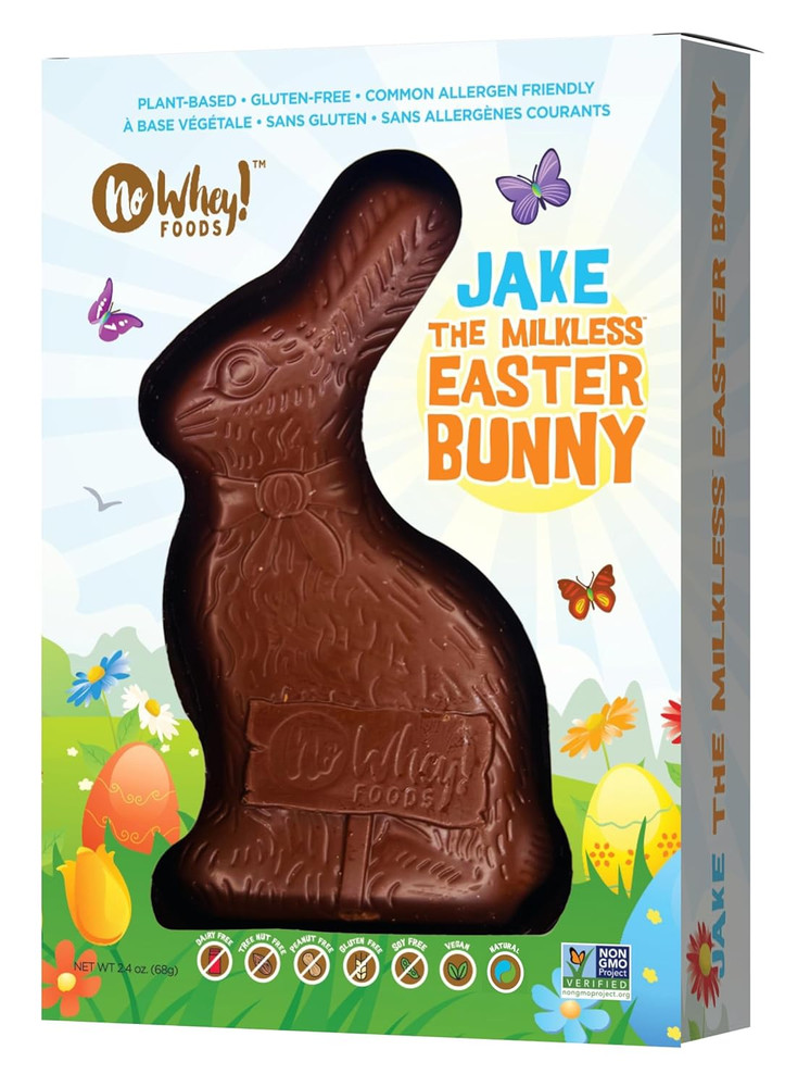 Jake the Milkless Bunny – Solid Milkless Chocolate Bunny (1 Bunny) – Easter – Ve