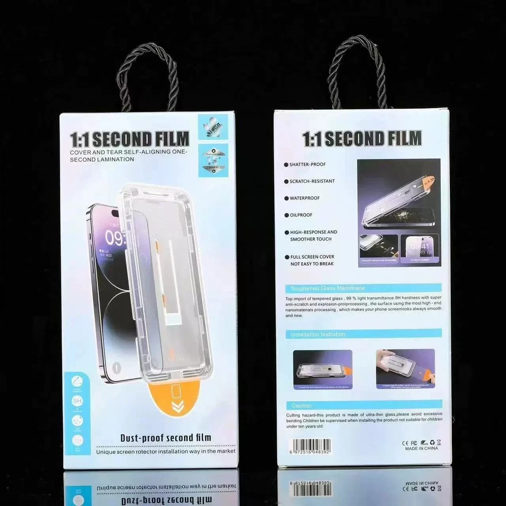 For iPhone 16 Plus Screen Protector Tempered Glass Front ONlY