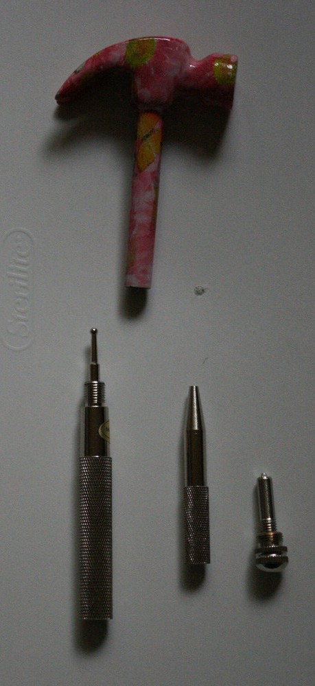 Craft Nesting Tool Hammer Stylus Setter Card Making Scrapbook Embossing EUC