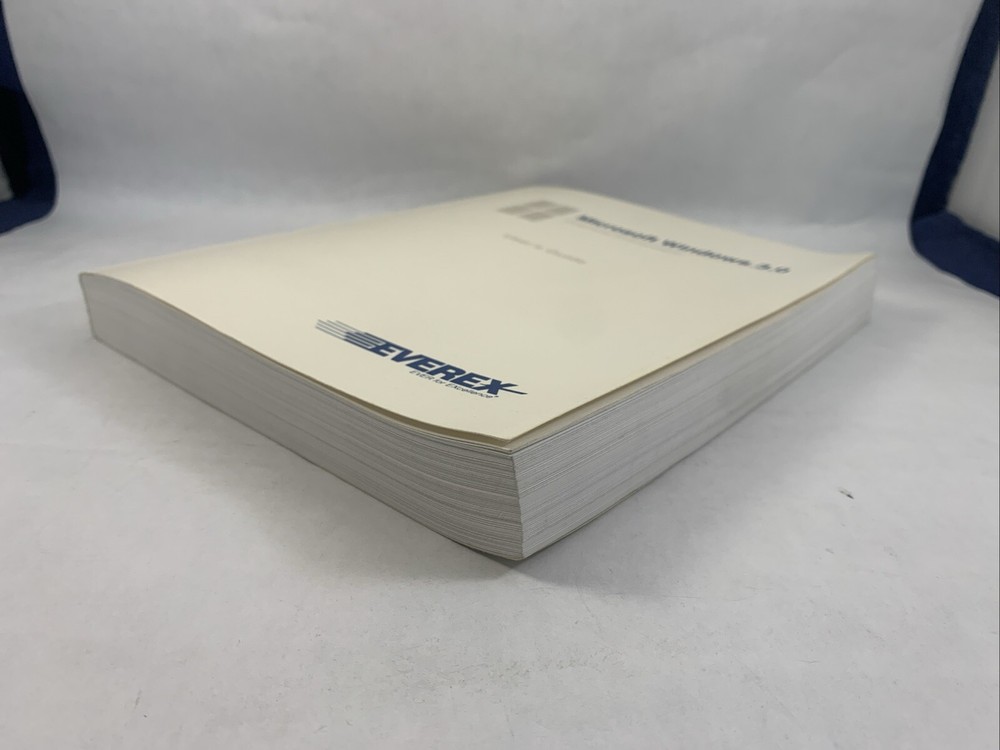 Microsoft Windows 3.0 User's Guide Manual VTG 1990 Everex