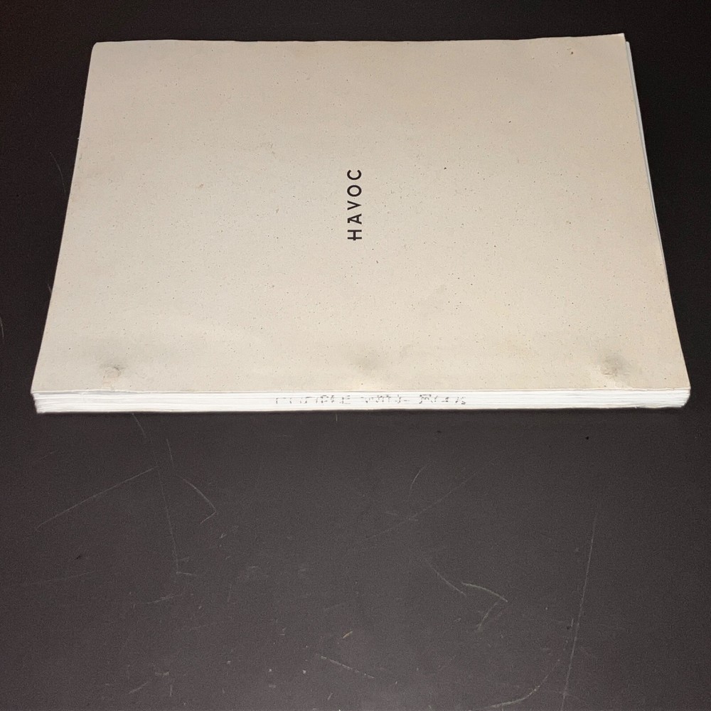 HAVOC (7/31/97) Tim Robbins CRADLE WILL ROCK Early Title Script w/NOTES + COA!