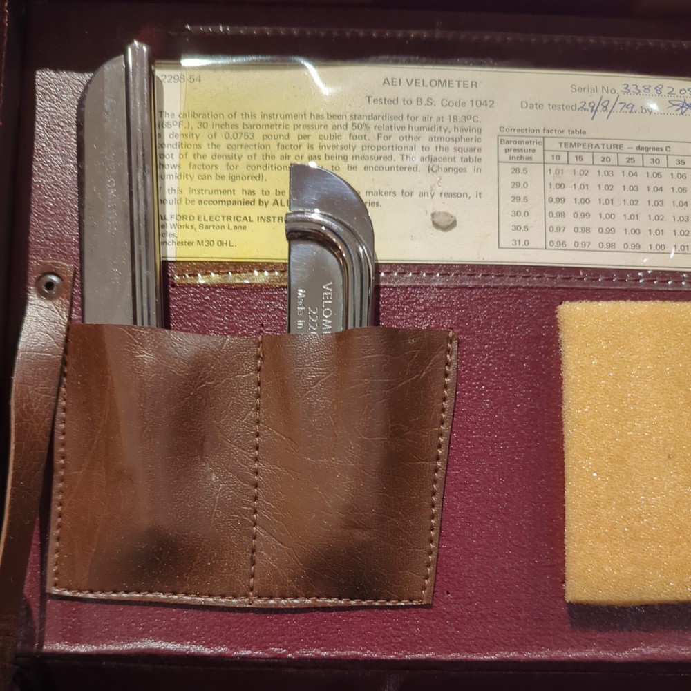 Vintage Velometer by Metropolitan-Vickers Electrical Co Ltd.