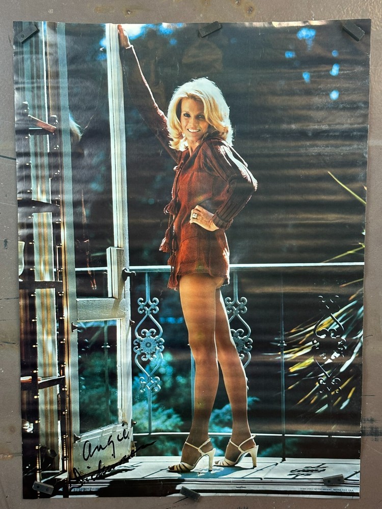 NOS Vtg 1977 Legs Angie Dickinson Original SEXY PINUP Poster Pro Arts 20"x28" R1