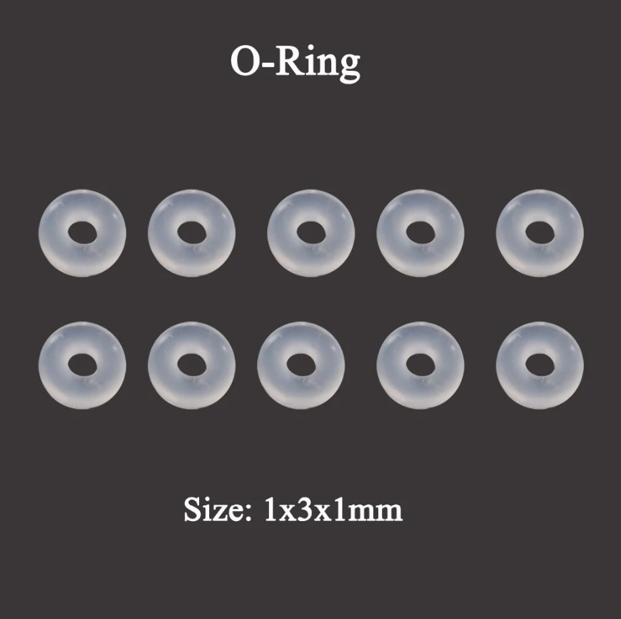 20pcs Silicone Piercing Healing Discs O-Ring Spacer Anti Irritation Set - NEW