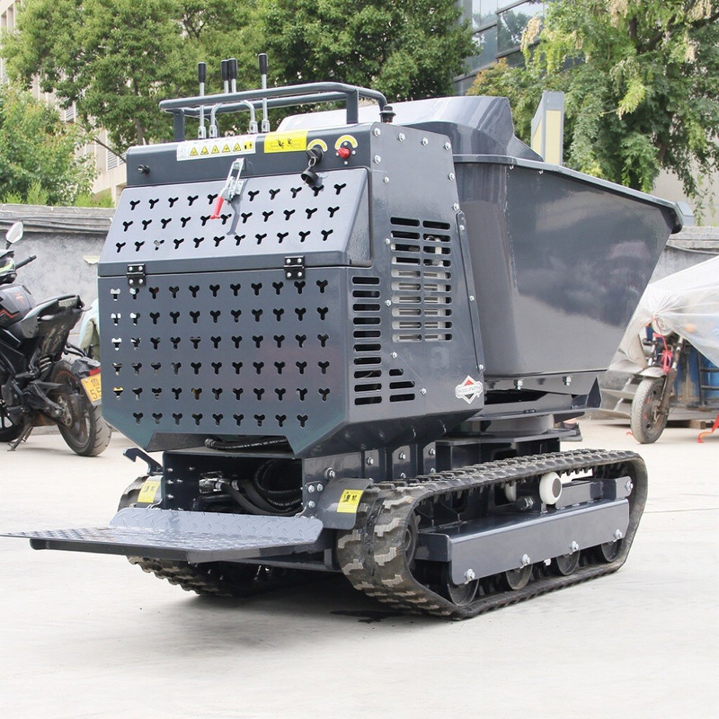 Rotation Dump Truck with B&S Engine Tracked Dumper Hydraulic Tipping Loader