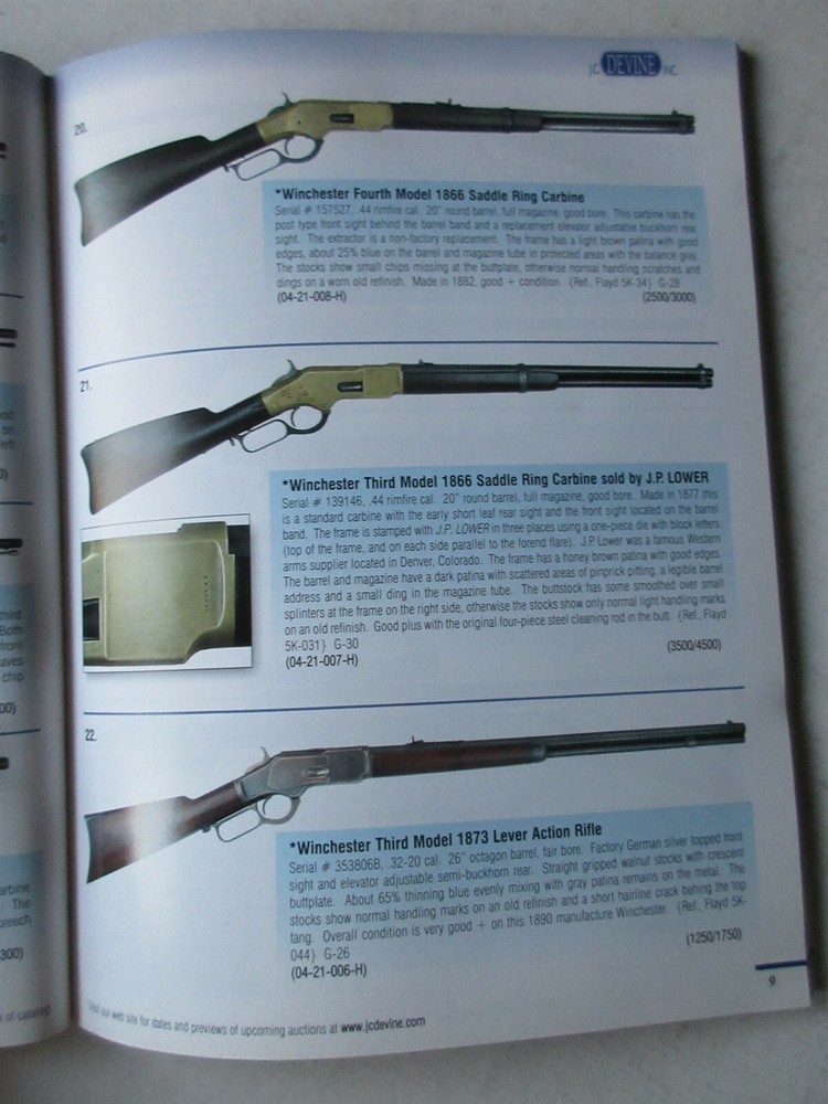J.C. Devine Firearms Auction Catalog 2402 May 16, 2004